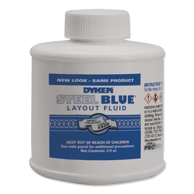 STEEL BLUE LAYOUT FLUID4OZ. BIC